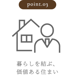 暮らしを結ぶ、価値ある住まい